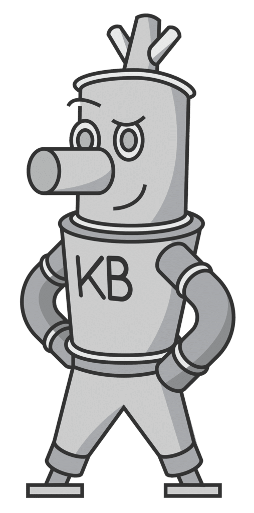KB Duct Duct-Man Mascot illustration