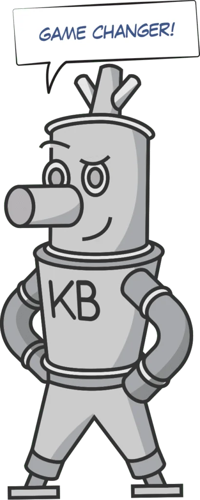 KB Duct Duct-Man Mascot illustration